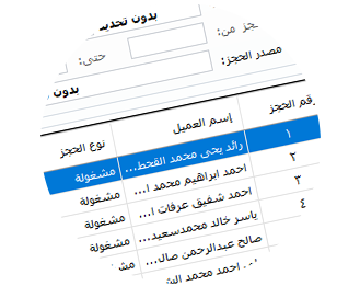 تقارير شاملة ومختلفة للعمل