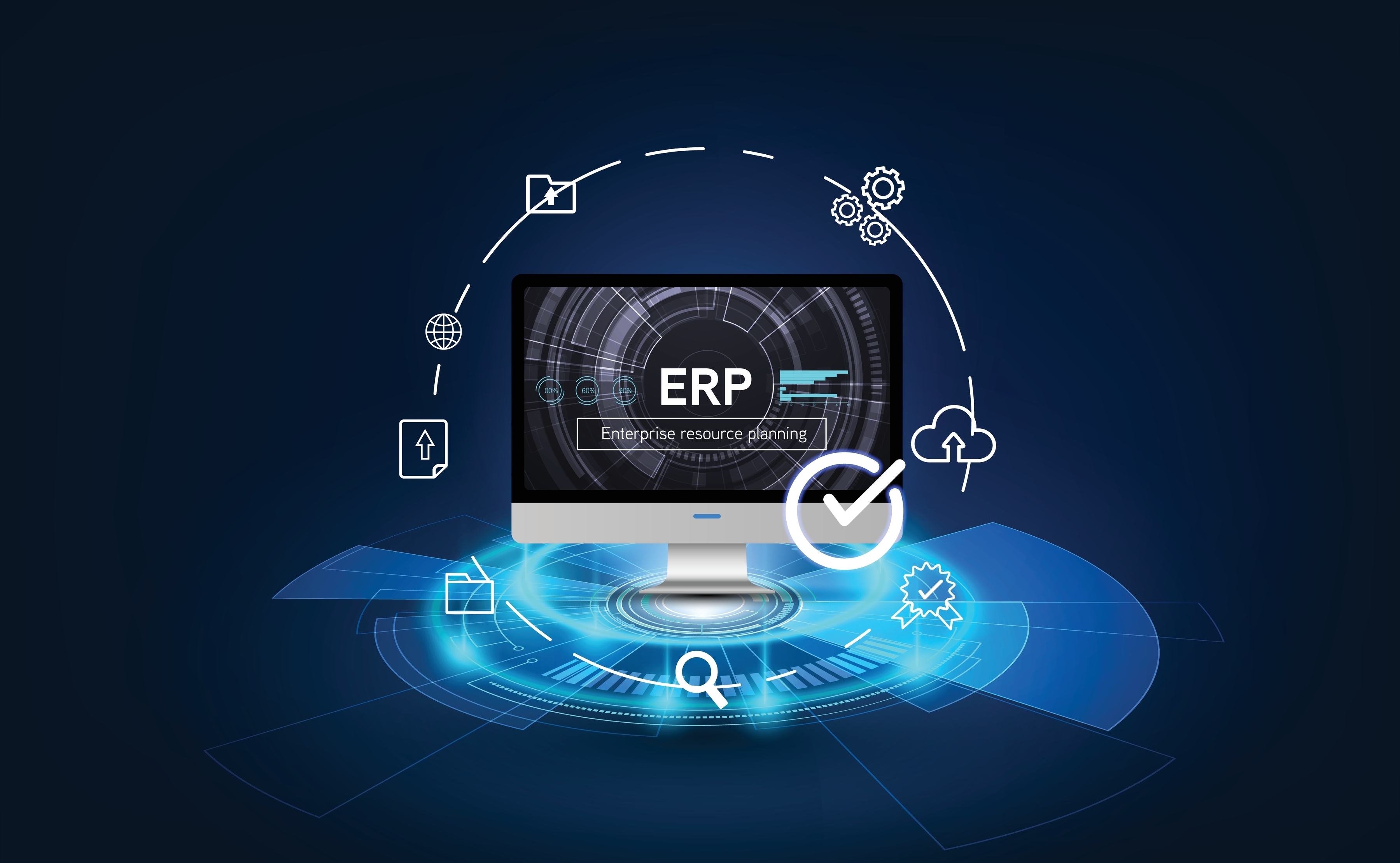 كيف يعمل نظام ERP المحاسبي؟ - فكرة للبرمجيات