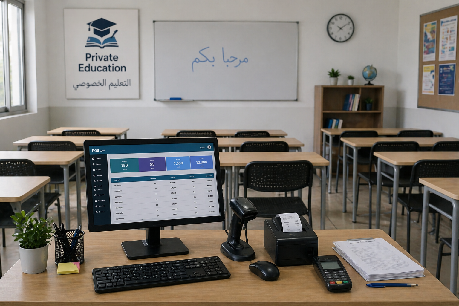 Application of the POS System in Private Education