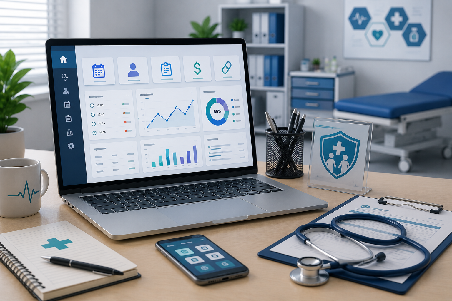 أفضل برنامج إدارة العيادات الصغيرة - فكرة للبرمجيات